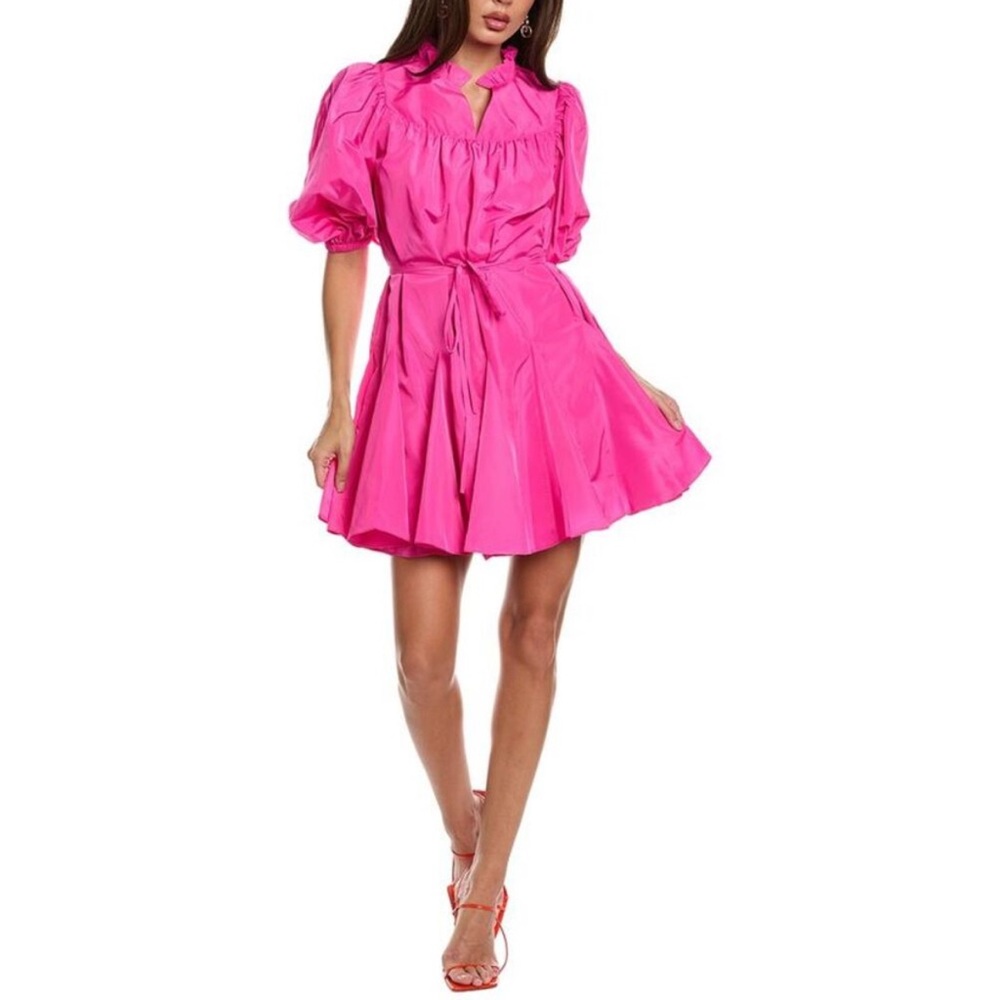 Crosby by Mollie Burch Silk Pink Dress XS - Picture 3 of 4